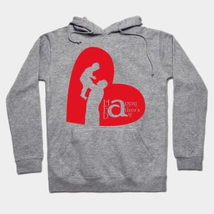 Happy Father Day with Hearth Dad And Son Hoodie